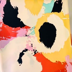 Modern Floral Peva Shower Curtain Abstract Art